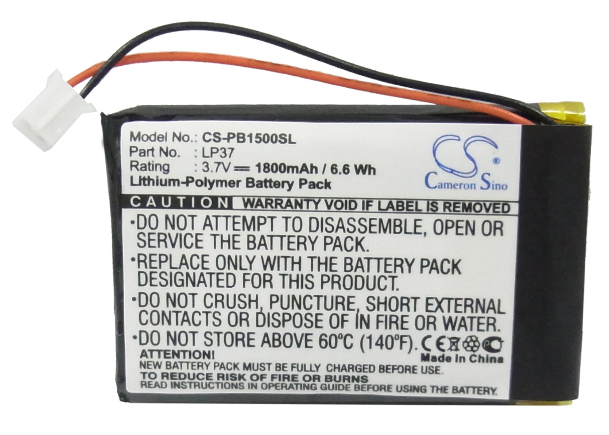 Batteri till DAB Digital för Pure Digital Pocket DAB1500, TalkSport, Pocketdab 1500