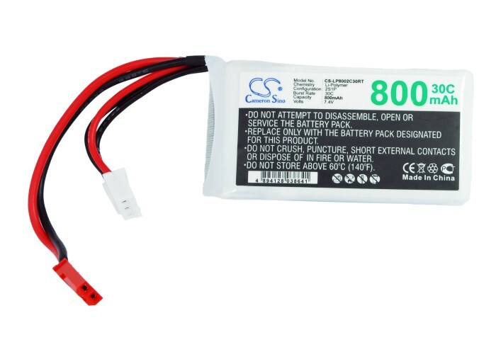 Batteri till Heli/flygplan för RC CS-LP8002C30RT