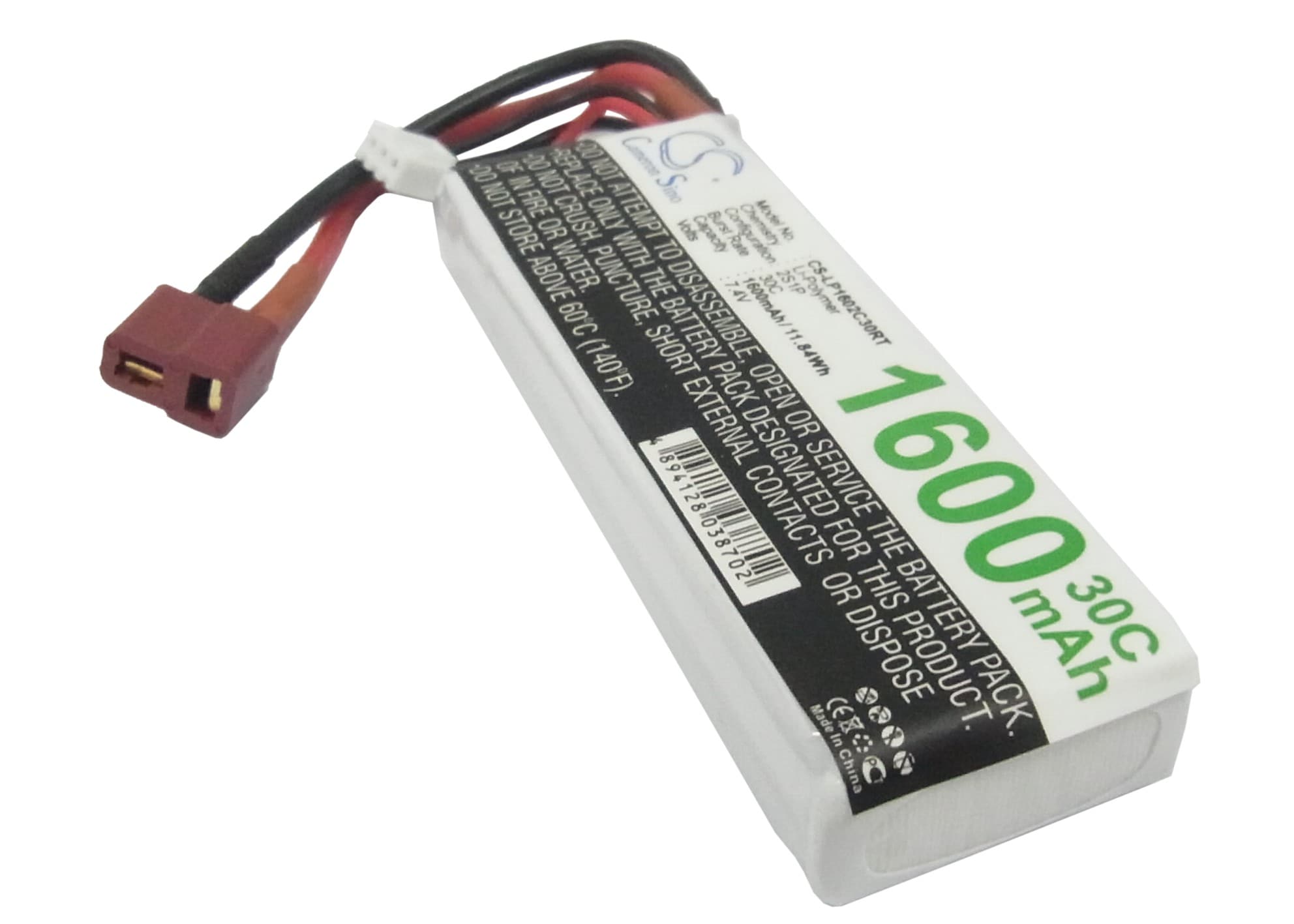 Batteri till Tankar för RC CS-LP1602C30RT