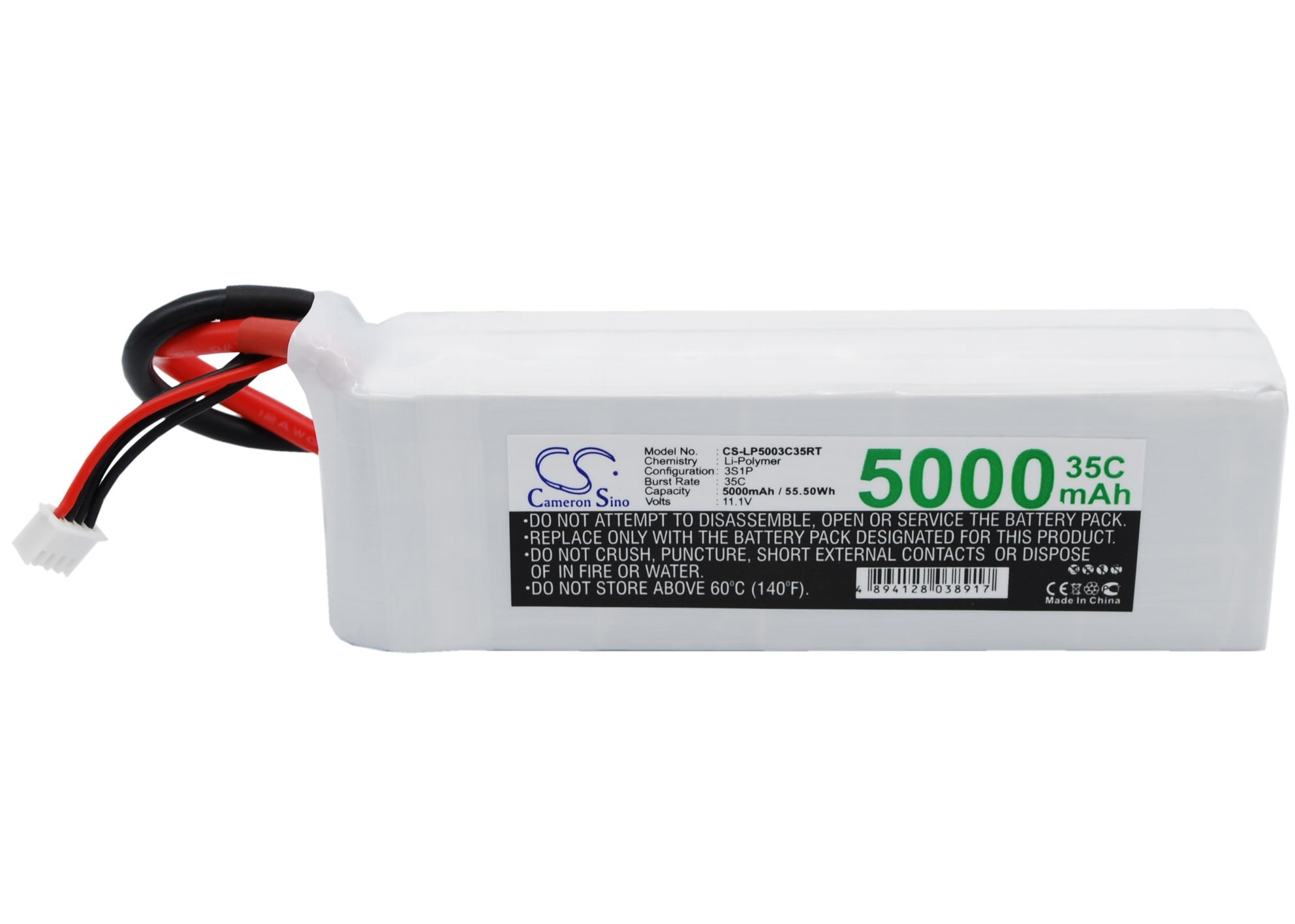 Batteri till Tankar för RC CS-LP5003C35RT