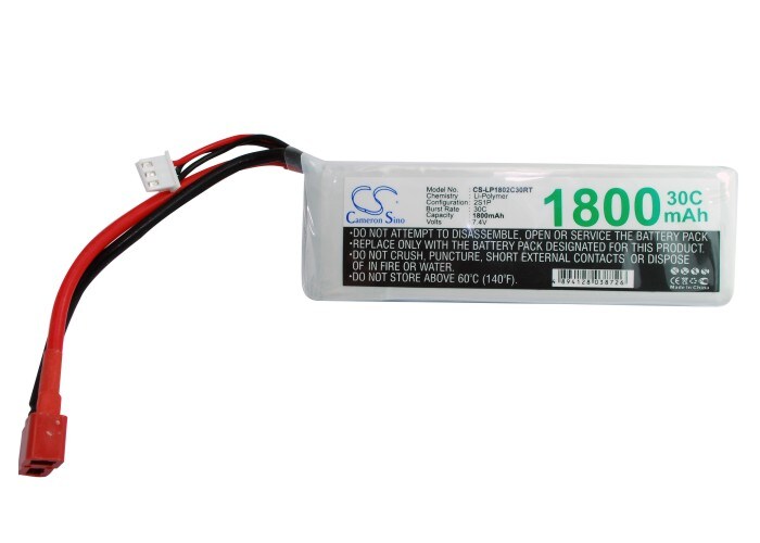 Batteri till Tankar för RC CS-LP1802C30RT