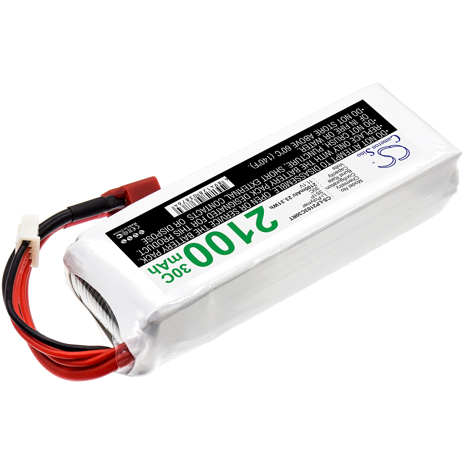 Batteri till Tankar för RC CS-LP2103C30RT