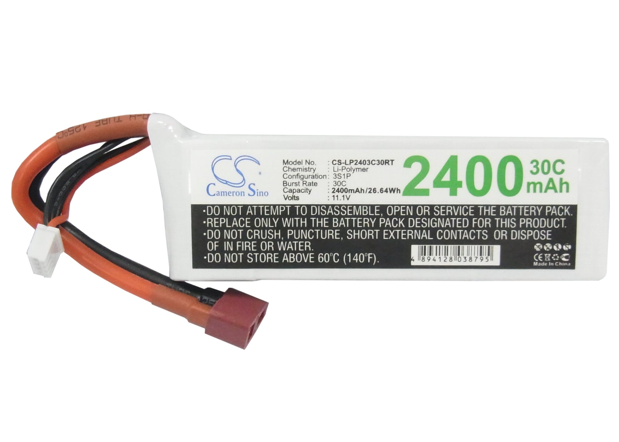 Batteri till Robot för RC CS-LP2403C30RT