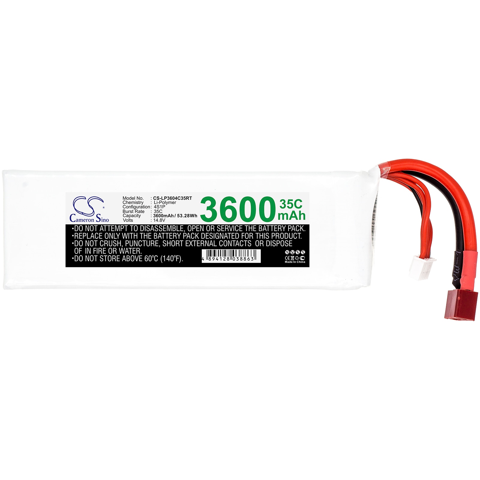 Batteri till Robot för RC CS-LP3604C35RT