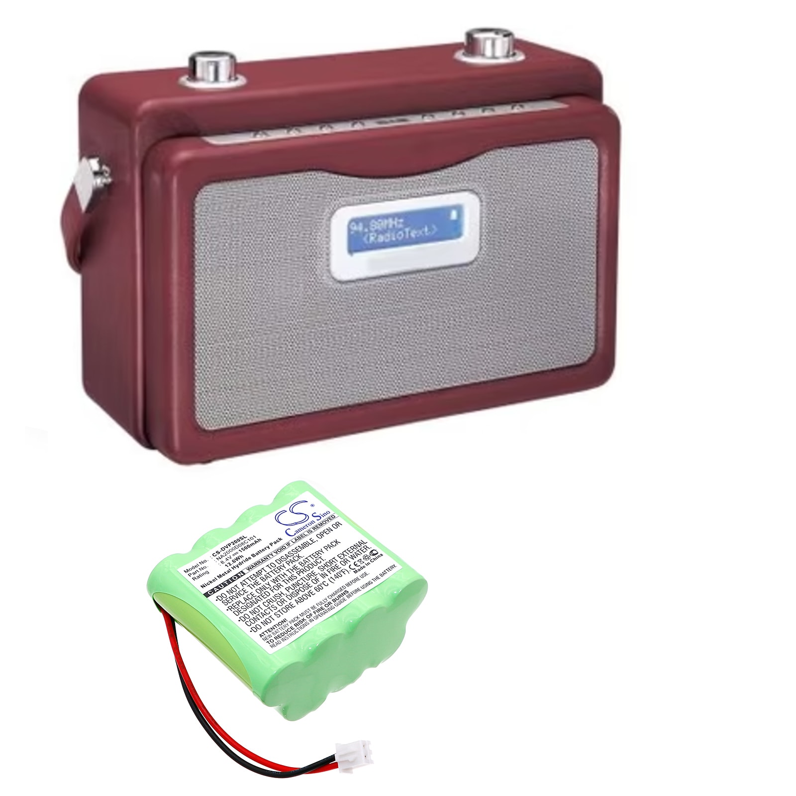 Batteri till DAB Digital för Dual DAB 20