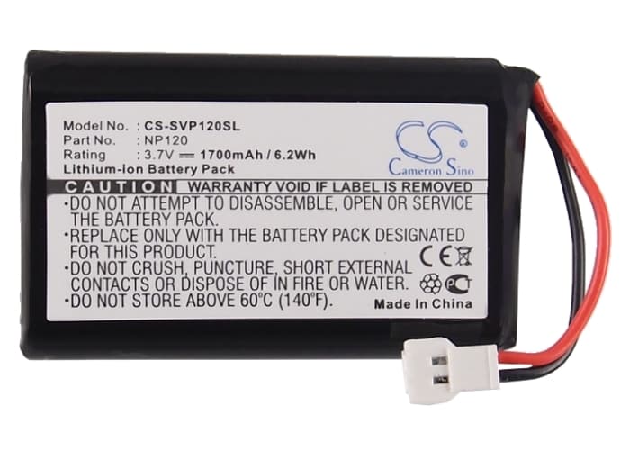 Batteri till Inspelare för Seecode Vossor Phonebook, Vossor Plus, Mirrow III m.fl.