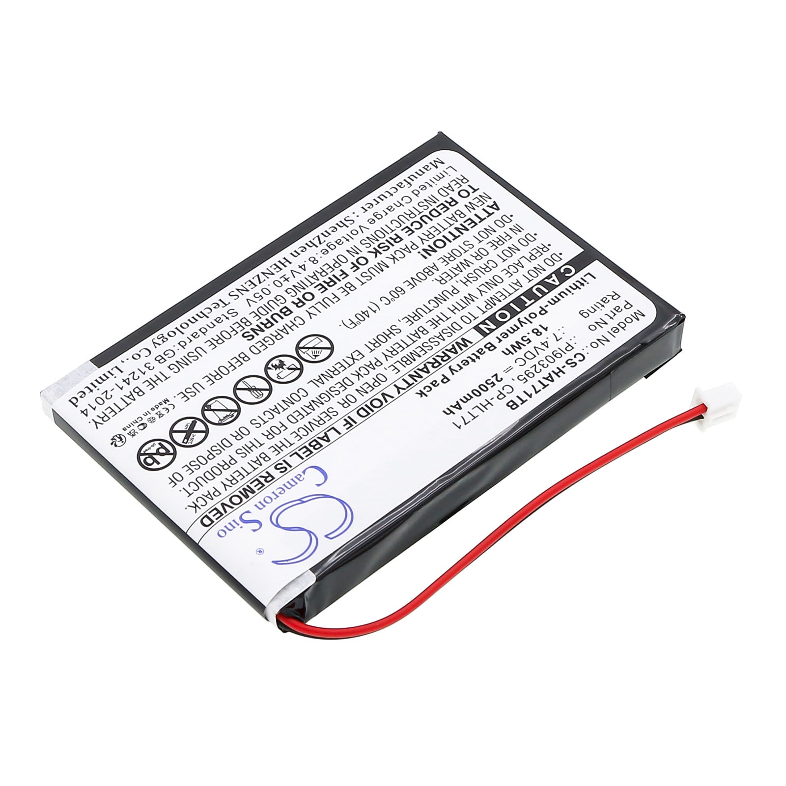 Batteri till DVB-T för Haier 805-01-NL, HERLT71, HLT71 m.fl.