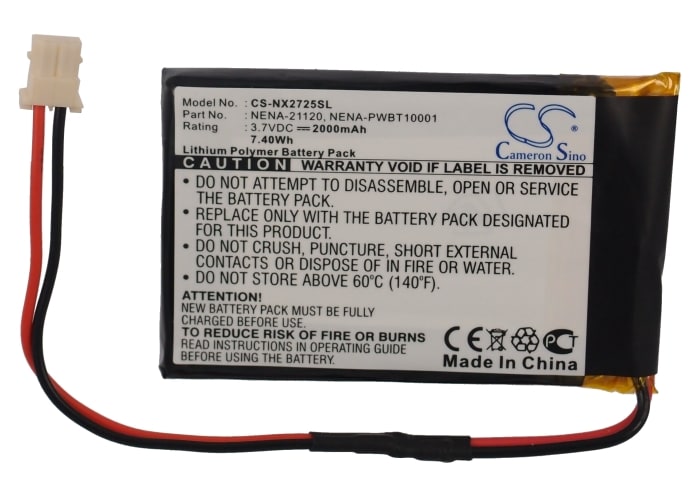 Batteri till Förvaring för Nexto DI ND2700, DI ND 2725, ND2325 m.fl.