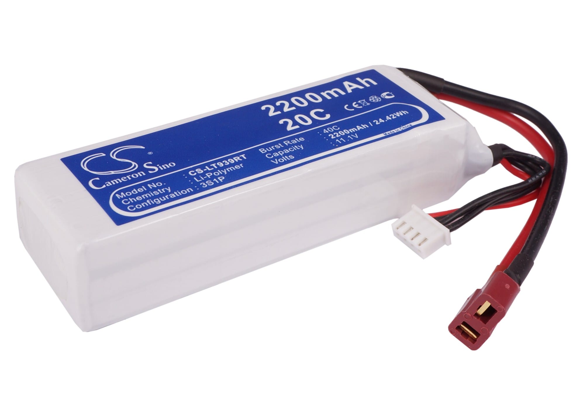 Batteri till Heli/flygplan för RC CS-LT939RT