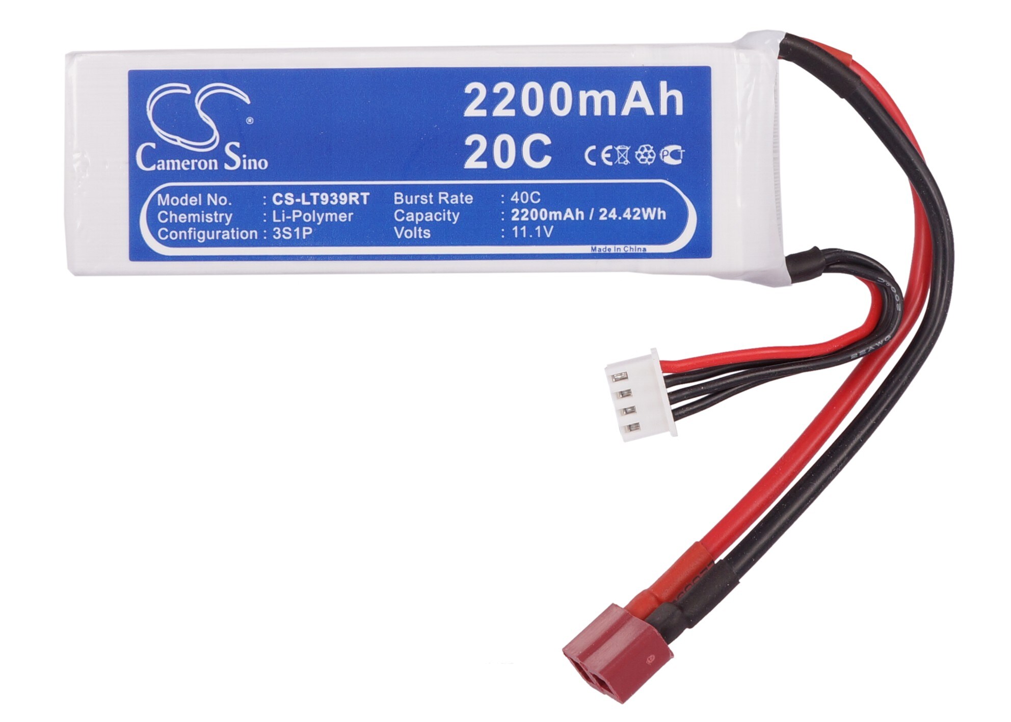 Batteri till Heli/flygplan för RC CS-LT939RT