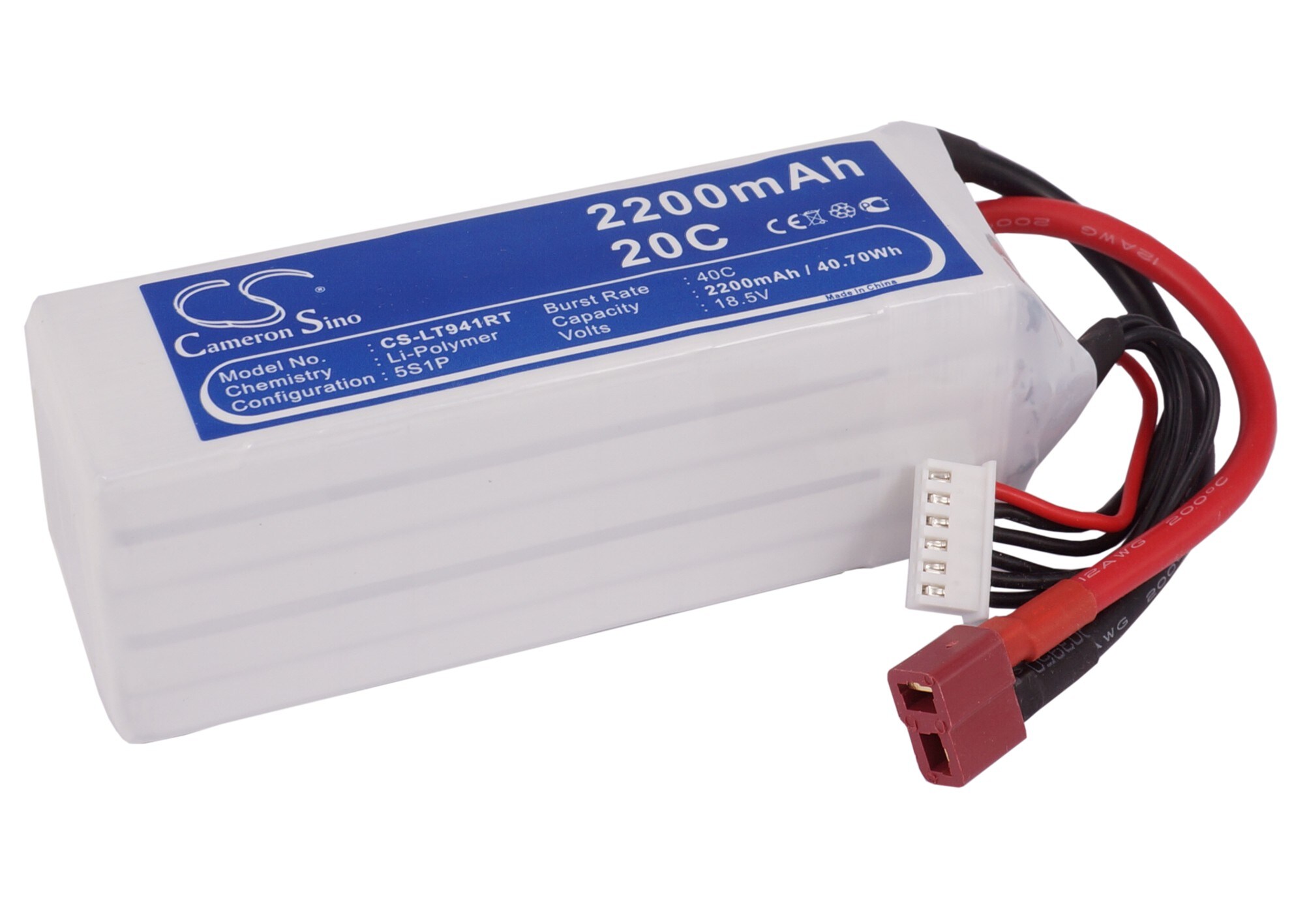 Batteri till Tankar för RC CS-LT941RT