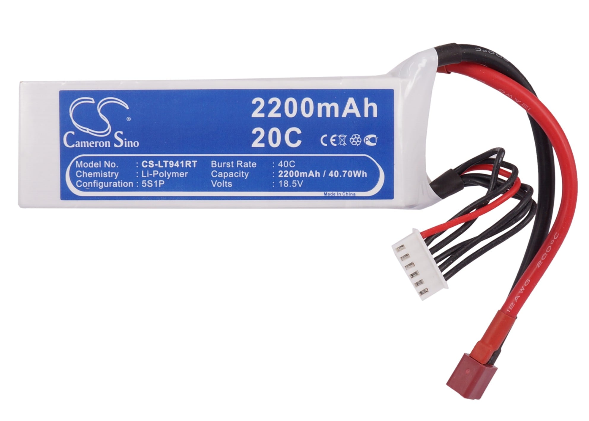 Batteri till Tankar för RC CS-LT941RT
