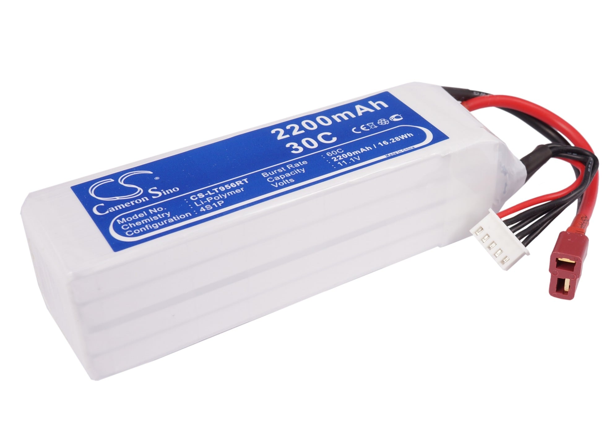 Batteri till Tankar för RC CS-LT956RT