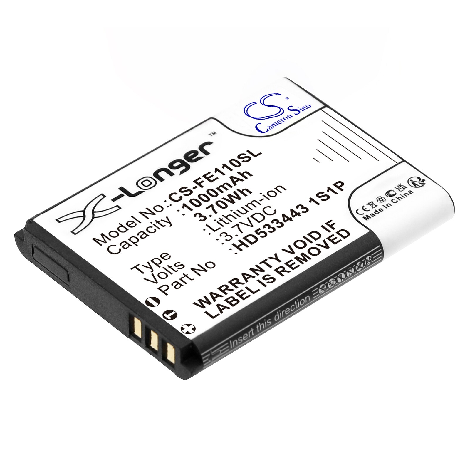 Batteri till Förstärkare för Fiio E11