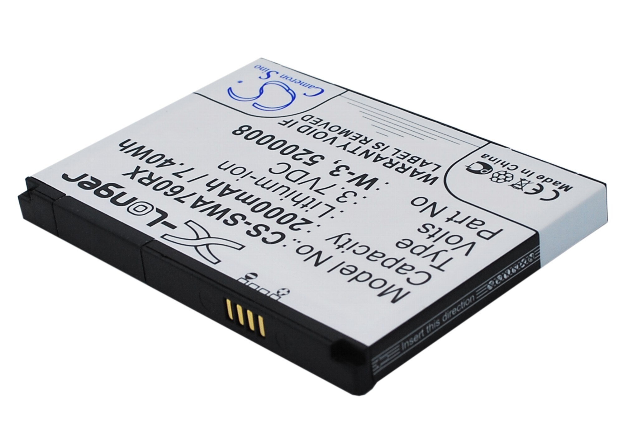 Batteri till Hotspot för Sierra Wireless Aircard 762s, Aircard 760s, Wi-Fi 4G FC80 m.fl.