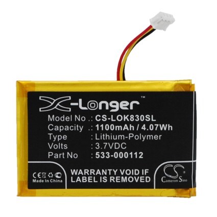 Batteri till Mus, Tangentbord för Logitech IIIuminated Living-Room Keyboard K830