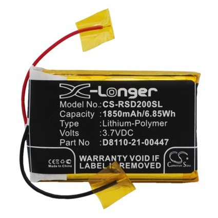 Batteri till DAB Digital för Roberts Sports Dab2