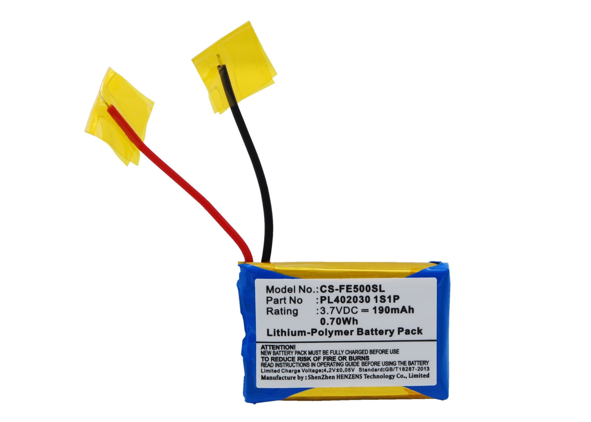 Batteri till Förstärkare för Fiio E5, E3, E6