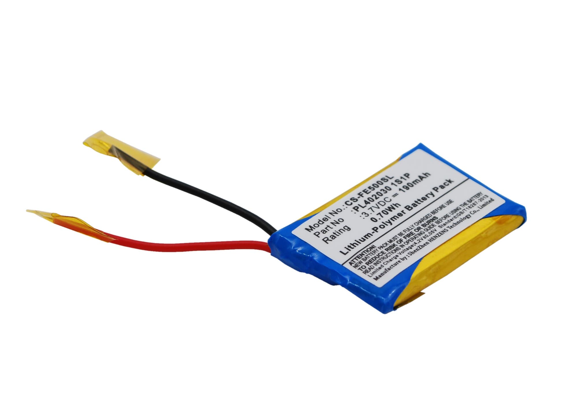 Batteri till Förstärkare för Fiio E5, E3, E6