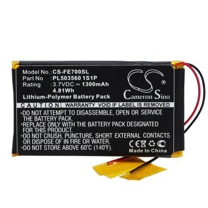 Batteri till Förstärkare för Fiio EO7K