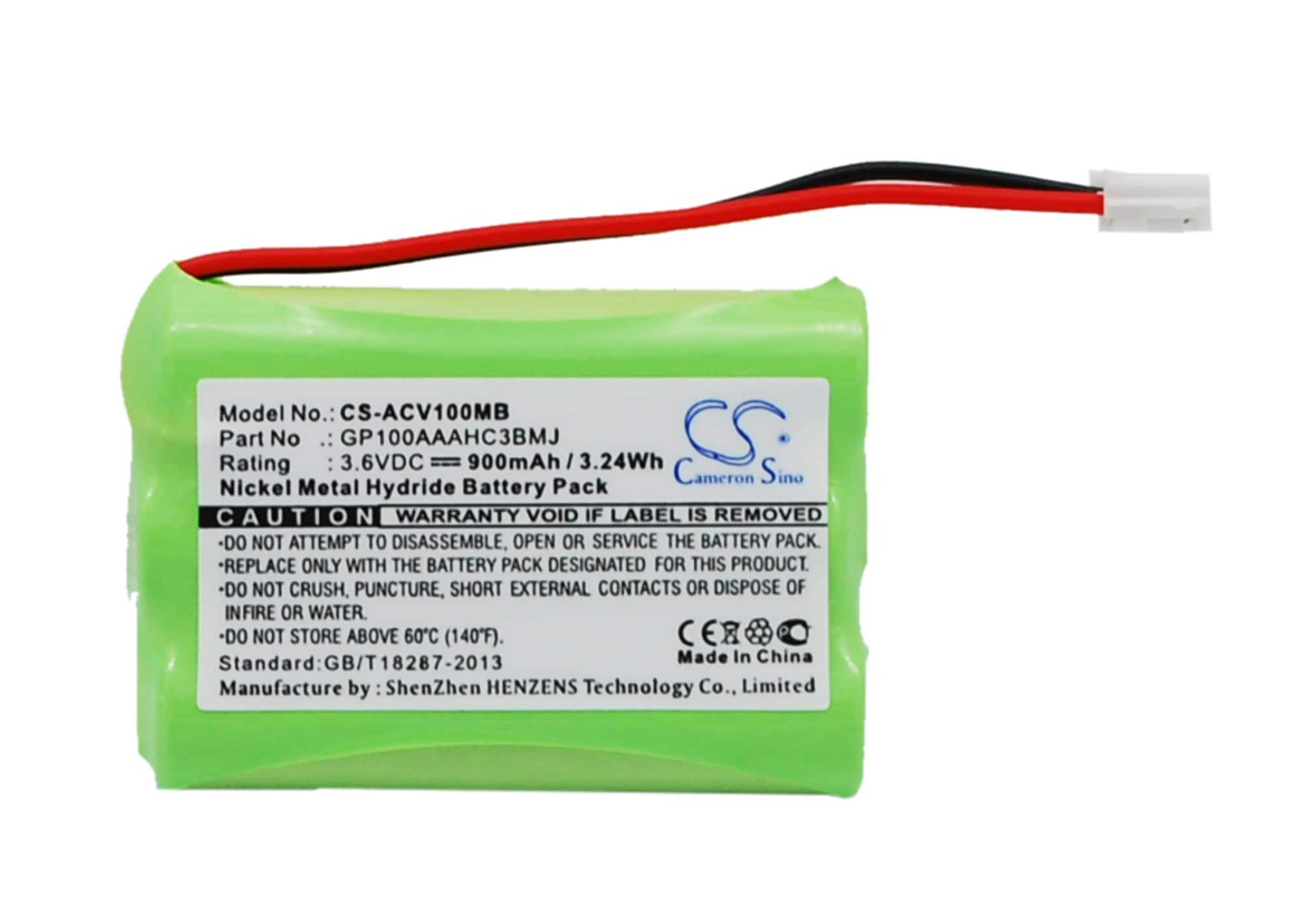 Batteri till BabyPhone för Audioline Baby Care V100, G10221GC001474