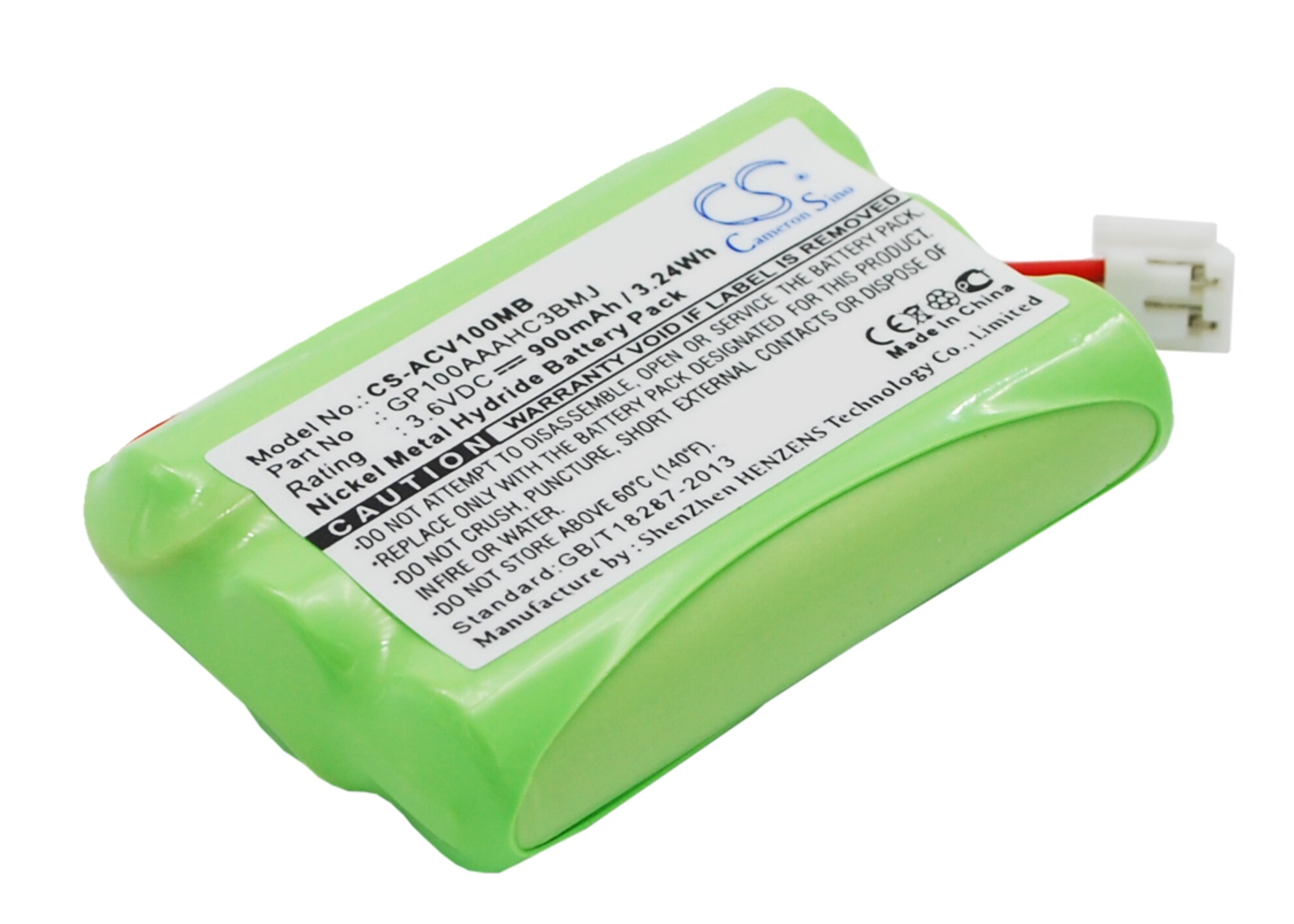 Batteri till BabyPhone för Audioline Baby Care V100, G10221GC001474