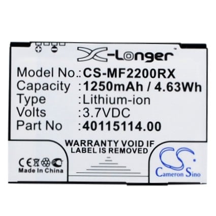 Batteri till Hotspot för Novatel Wireless MiFi2200