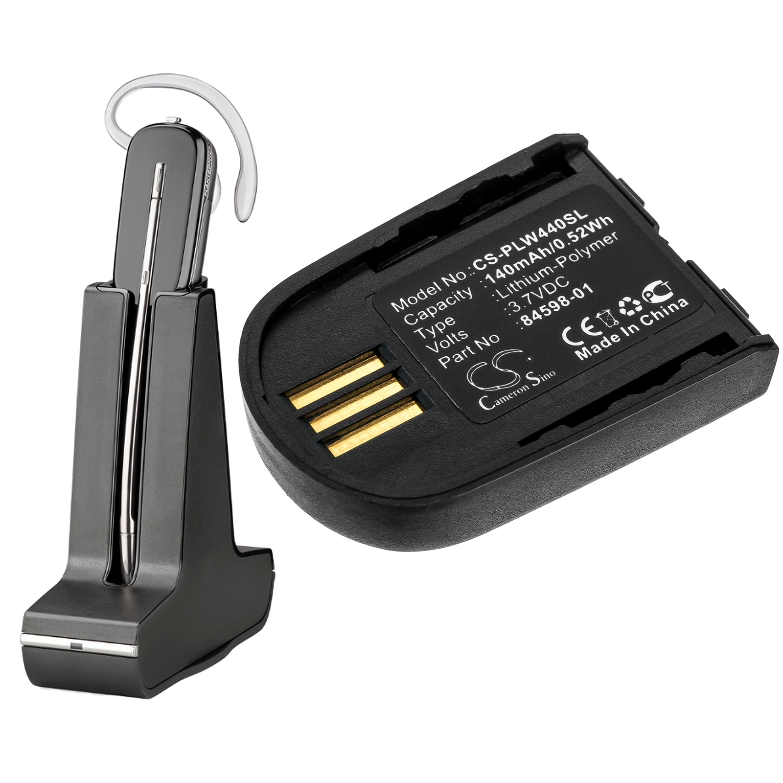 Batteri till Trådlöst headset för Microsoft Office Communicator 2007, Lync 2010