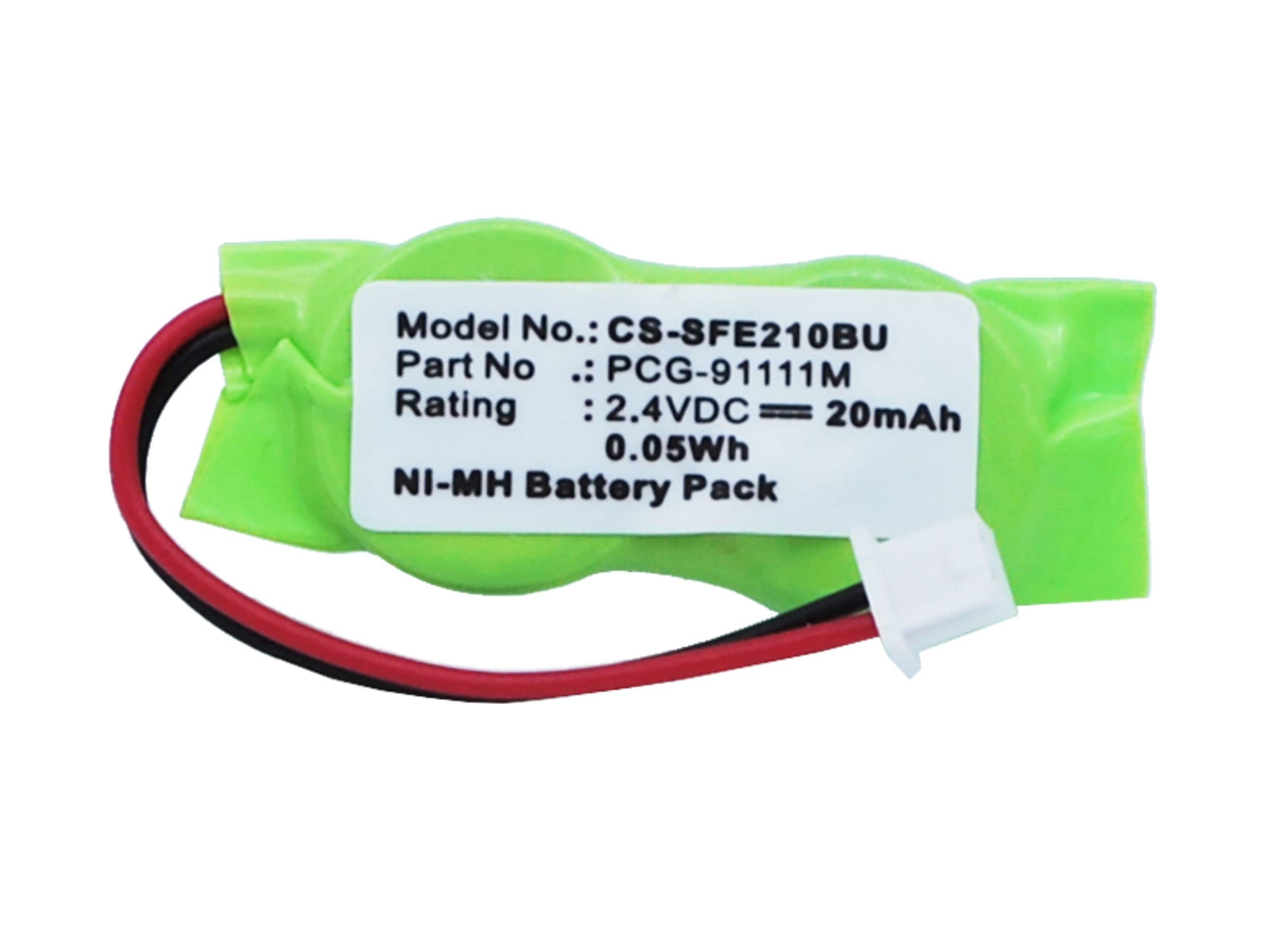 Batteri till CMOS / säkerhetskopiering för Sony VAIO PCG-GRX3P, VAIO PCG-GRX550 m.fl.