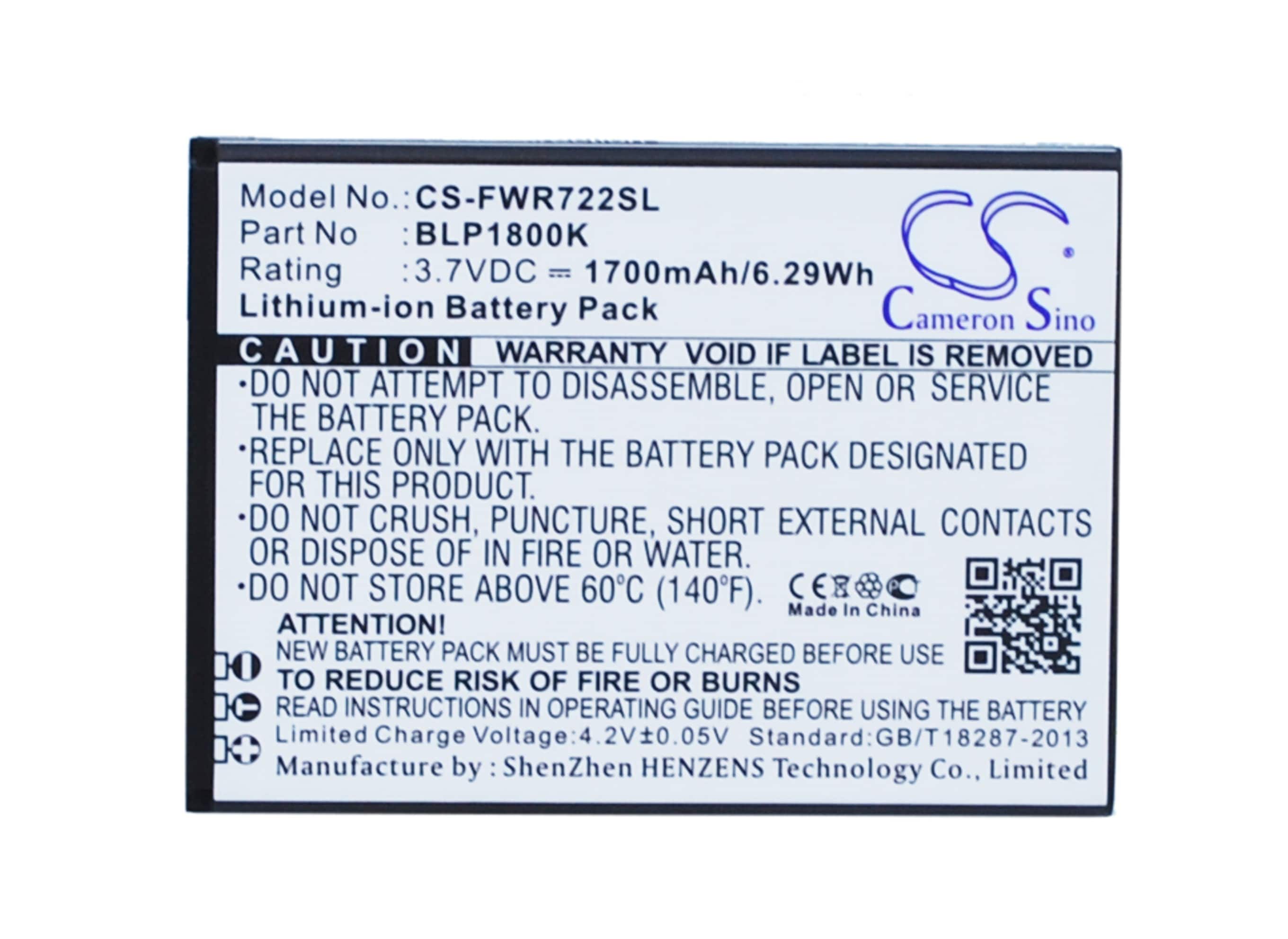 Batteri till Hotspot för Franklin Wireless R722, R774, R775