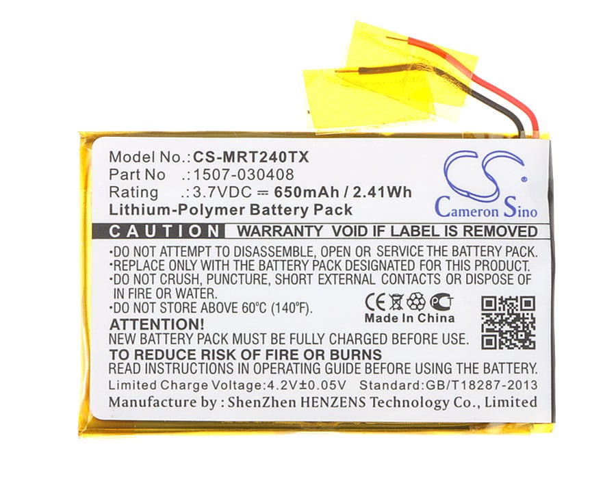 Batteri till Mus, Tangentbord för Rii mini i24, i24T, RT-MWK24T