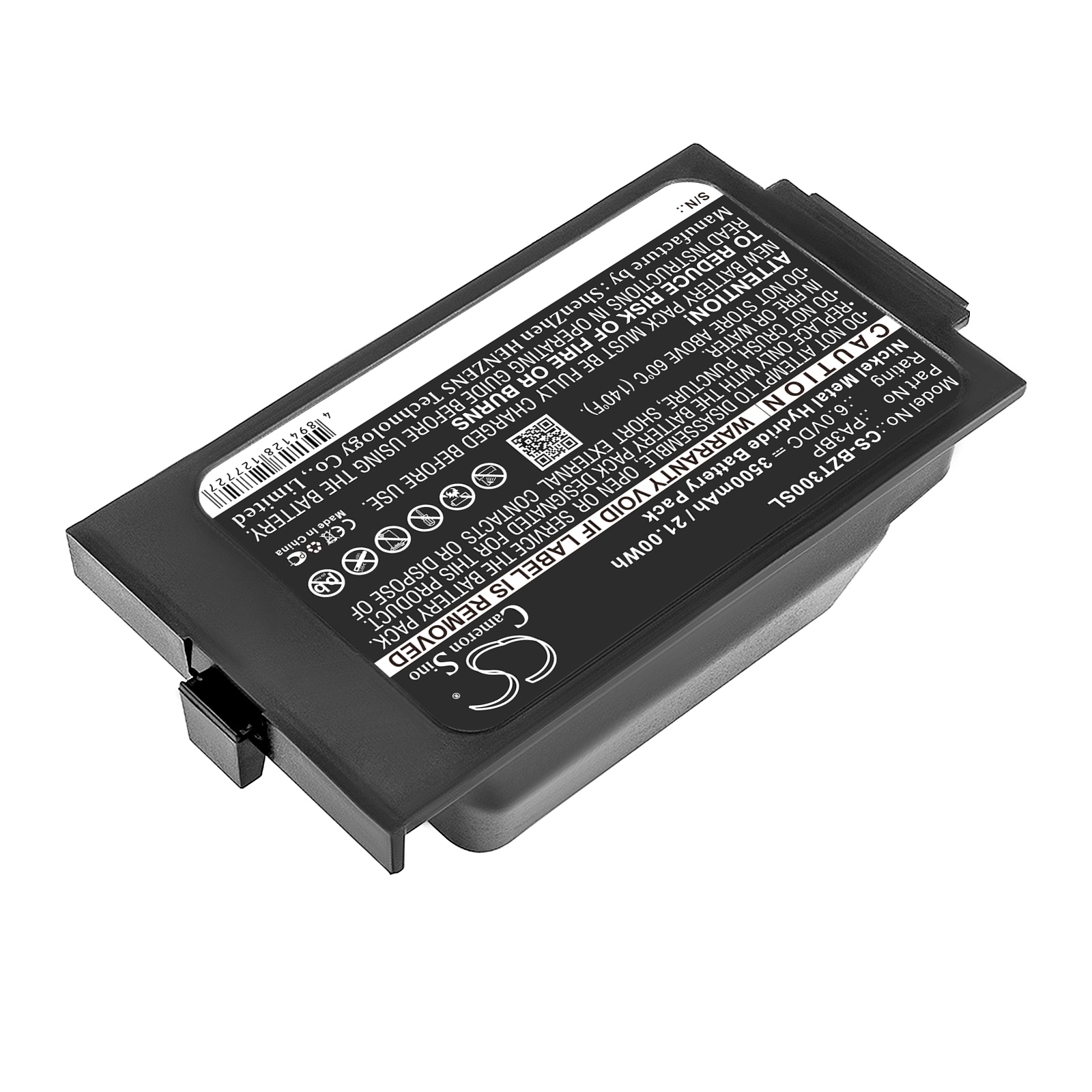 Batteri till Värmekamera för Bullard PA30 PAPR, Tri-Filter