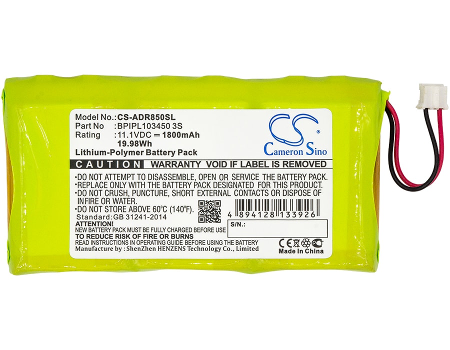 Batteri till DAB Digital för Albrecht DR 850, DR-850