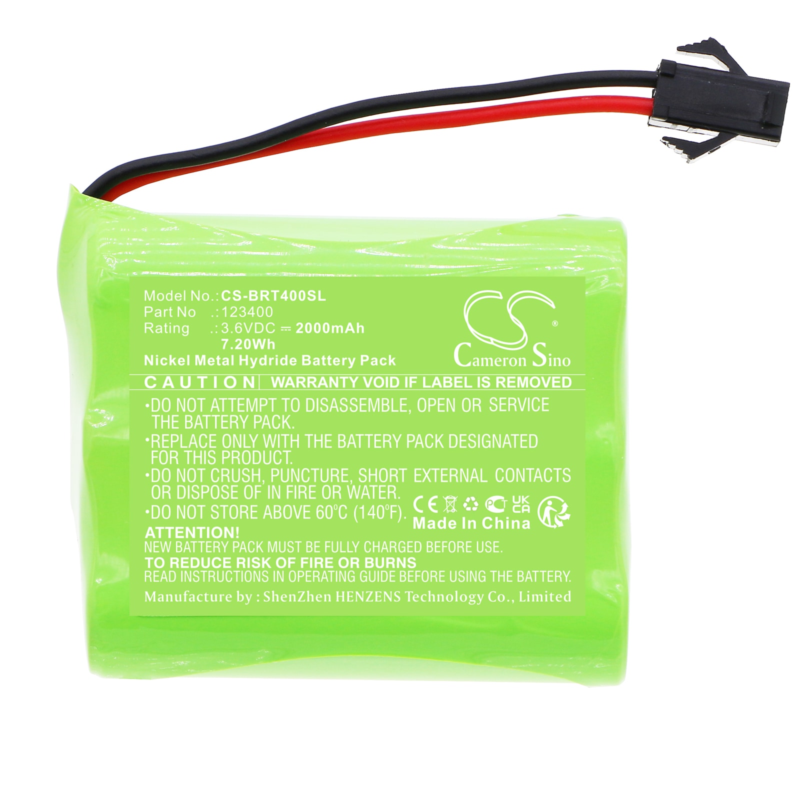 Batteri till Kosmetisk spegel för BRAVAT SITIA, 417110, FLORIANA m.fl.