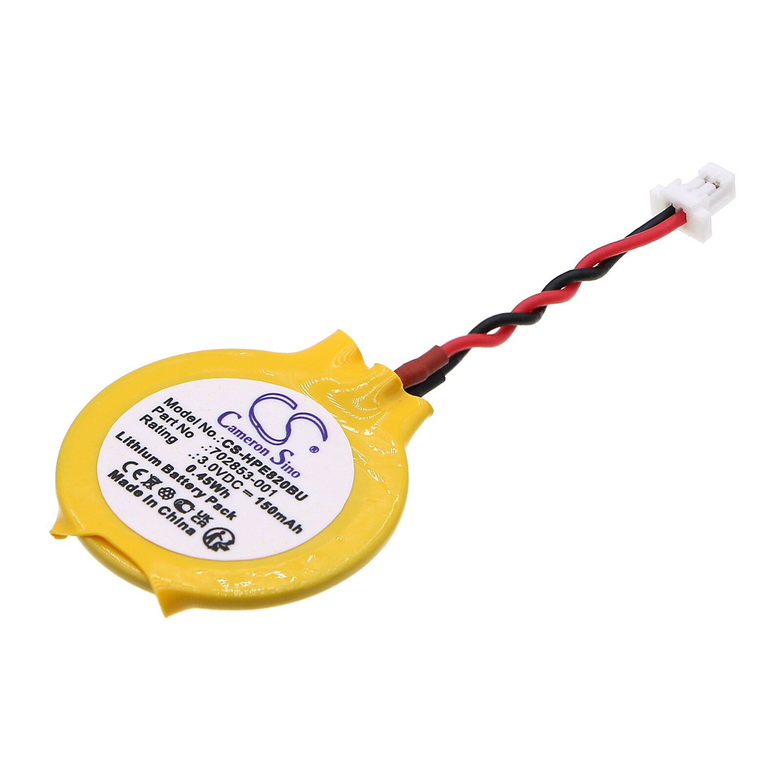 Batteri till CMOS / säkerhetskopiering för HP EliteBook 820 G3, Folio 9470m, 9480m m.fl.