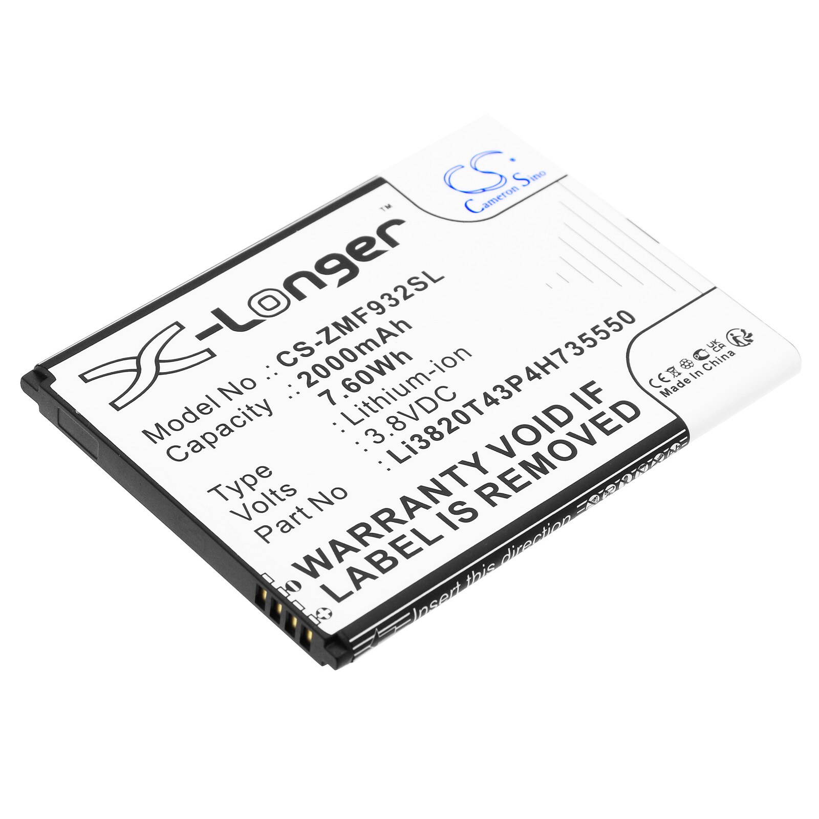 Batteri till Hotspot för ZTE WiFi5 MF932