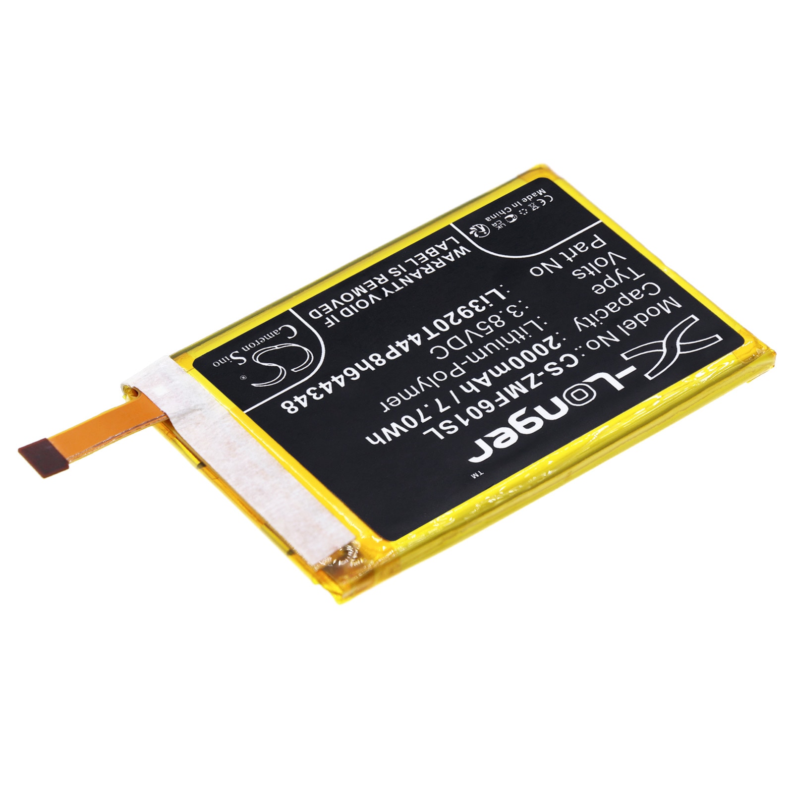 Batteri till Hotspot för ZTE Pocket WiFi 601ZT, Pocket WiFi 801ZT