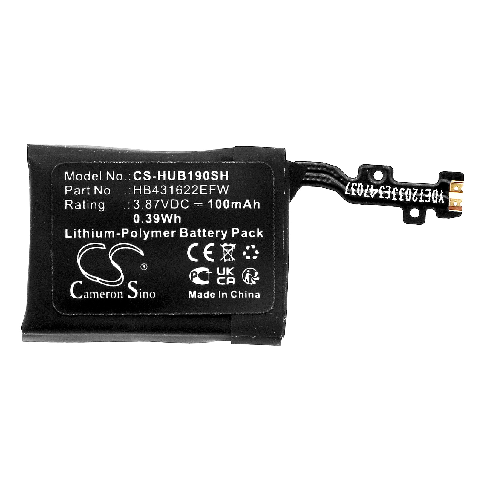 Batteri till Smart klocka för Huawei Band B6, Band B7, FDS-B19 m.fl.