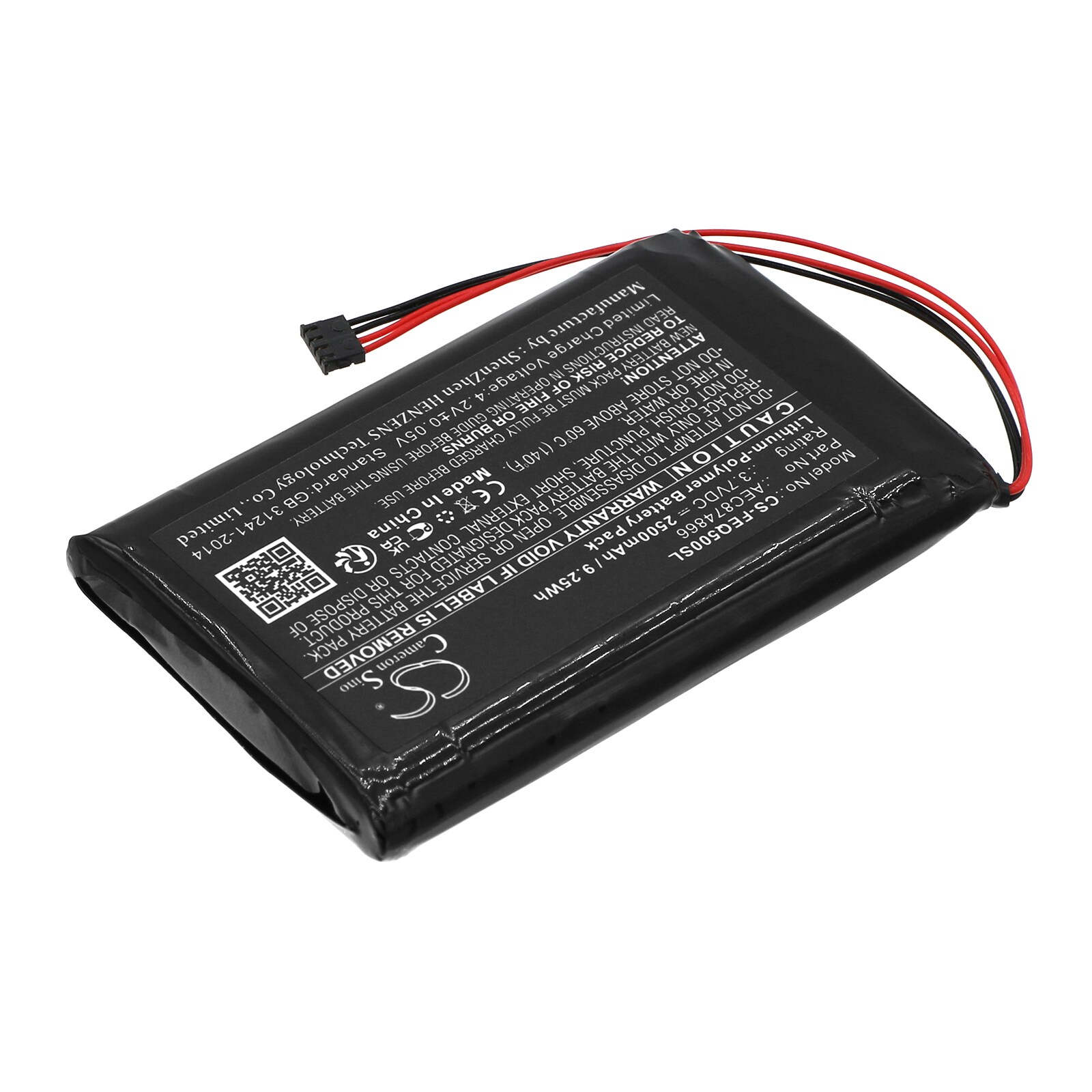 Batteri till Förstärkare för Fiio Q5