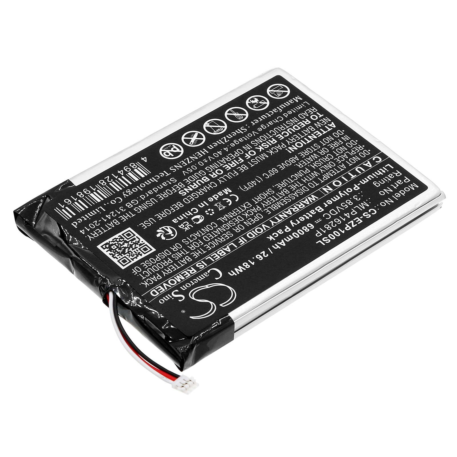 Batteri till Säkerhetskamera för hemmet för Ezviz DP1S