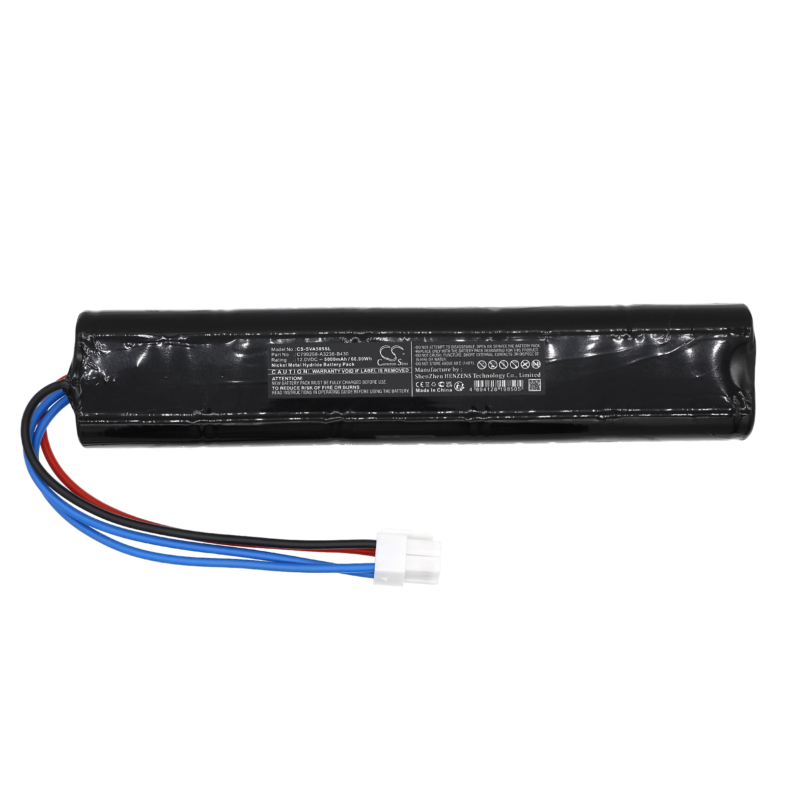 Batteri till Diagnostisk scanner för Siemens VAS5051A, VAS5051, VAS5051B m.fl.