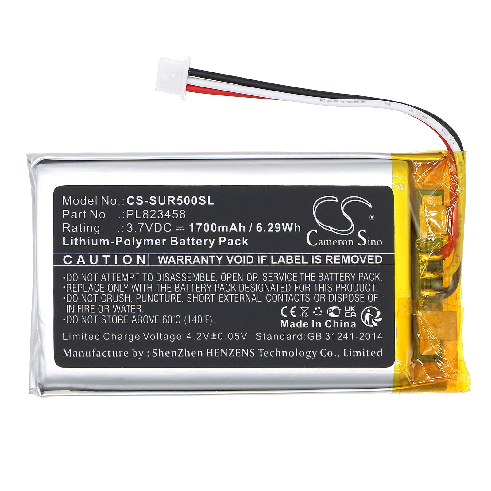 Batteri till Fjärrkontroll för SAVANT Remote Control 500, SUR-0500