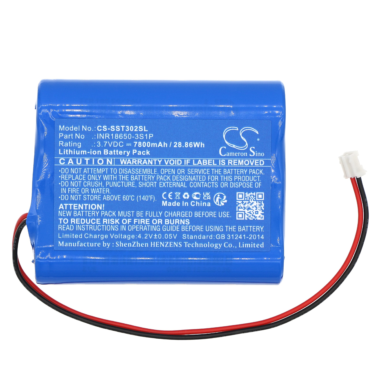 Batteri till Kosmetisk spegel för Simplehuman ST3024, ST3026, ST3027 m.fl.