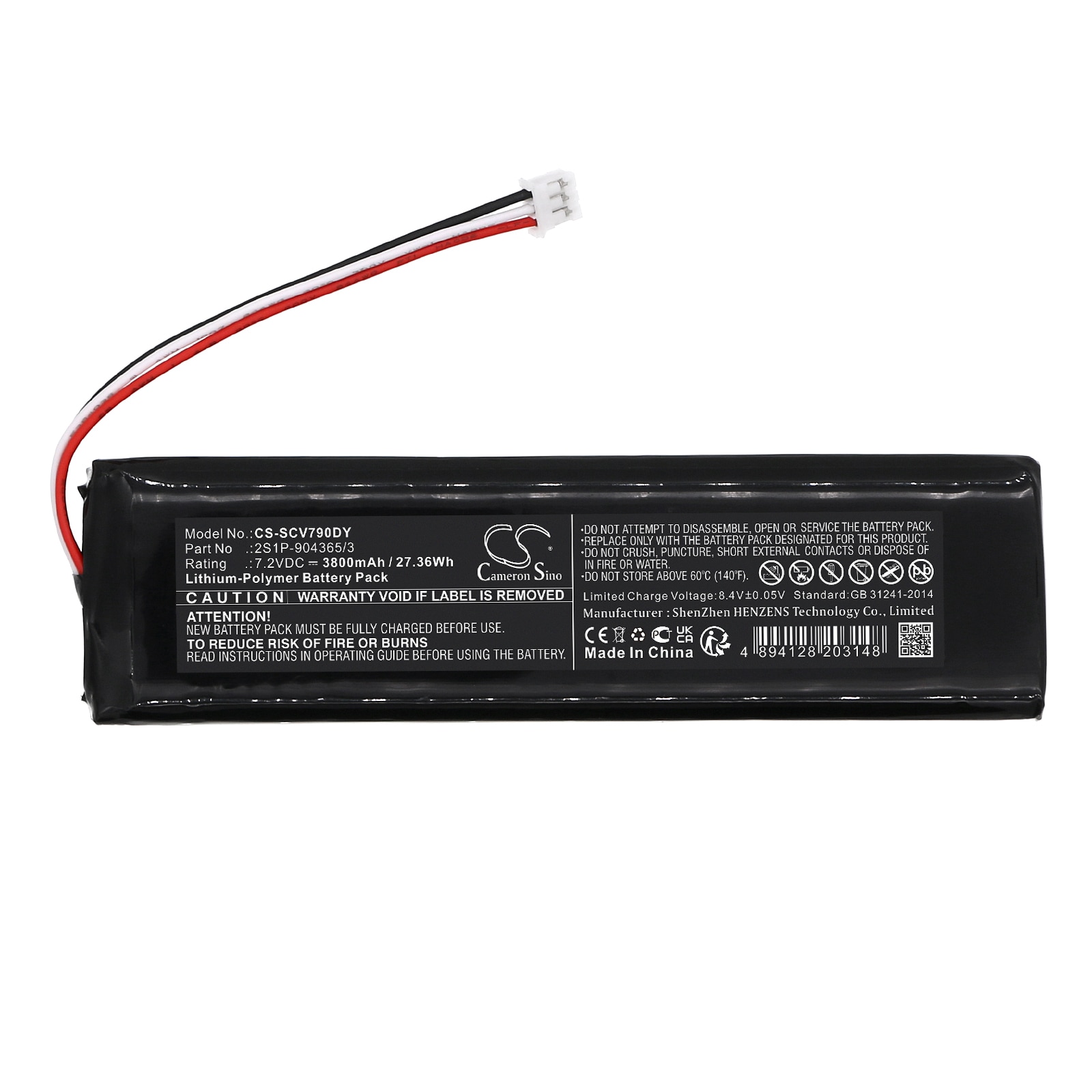 Batteri till DVD-spelare för Sencor SPV7903T, SPV-7903T