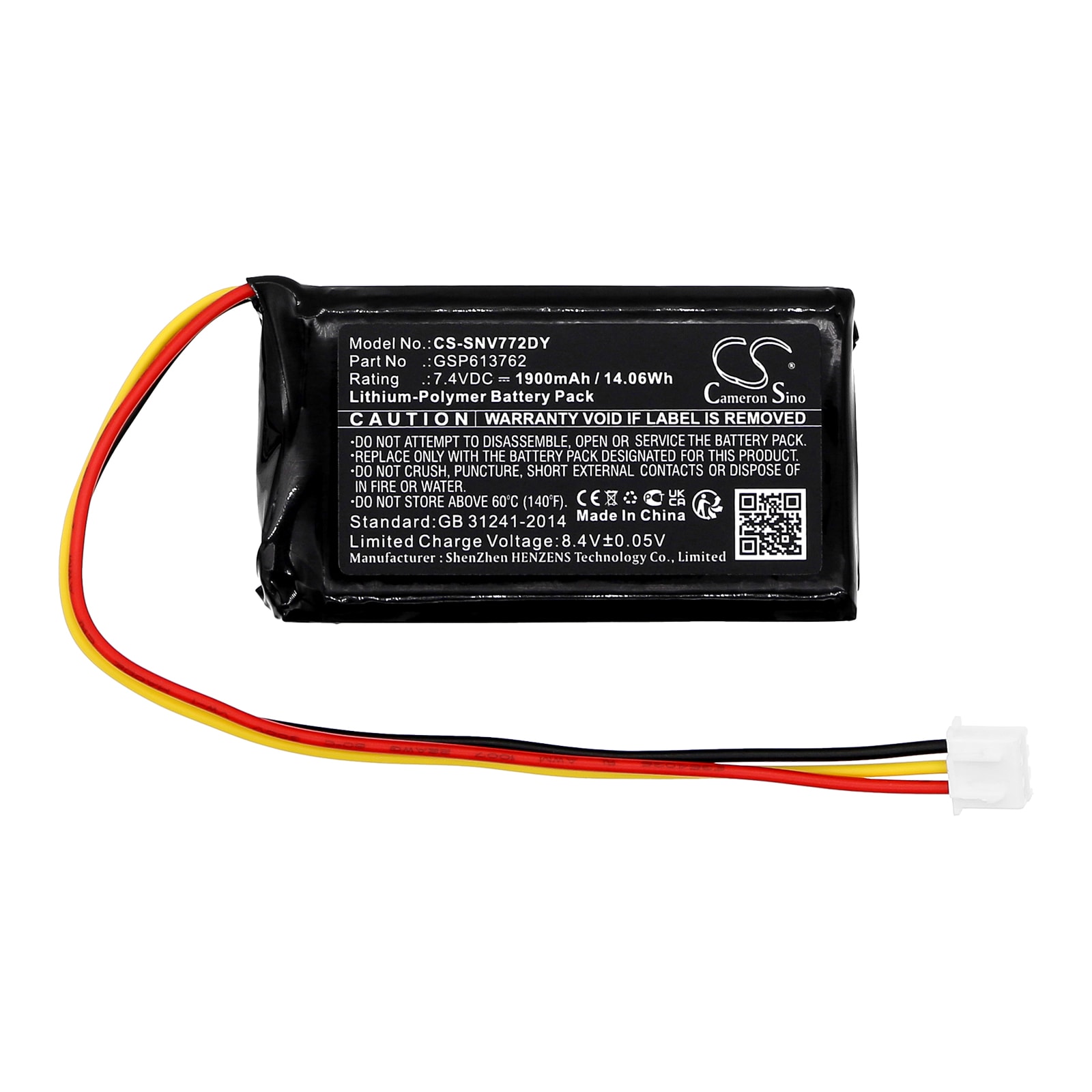 Batteri till DVD-spelare för Sencor SPV7721, SPV-7721T