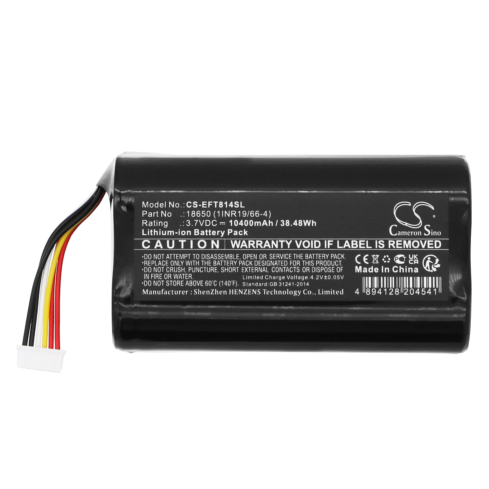 Batteri till Eufy Cam 2 Pro T8140R säkerhetskamera / ersättningsbatteri 10400 mAh 3,7 V Li-ion