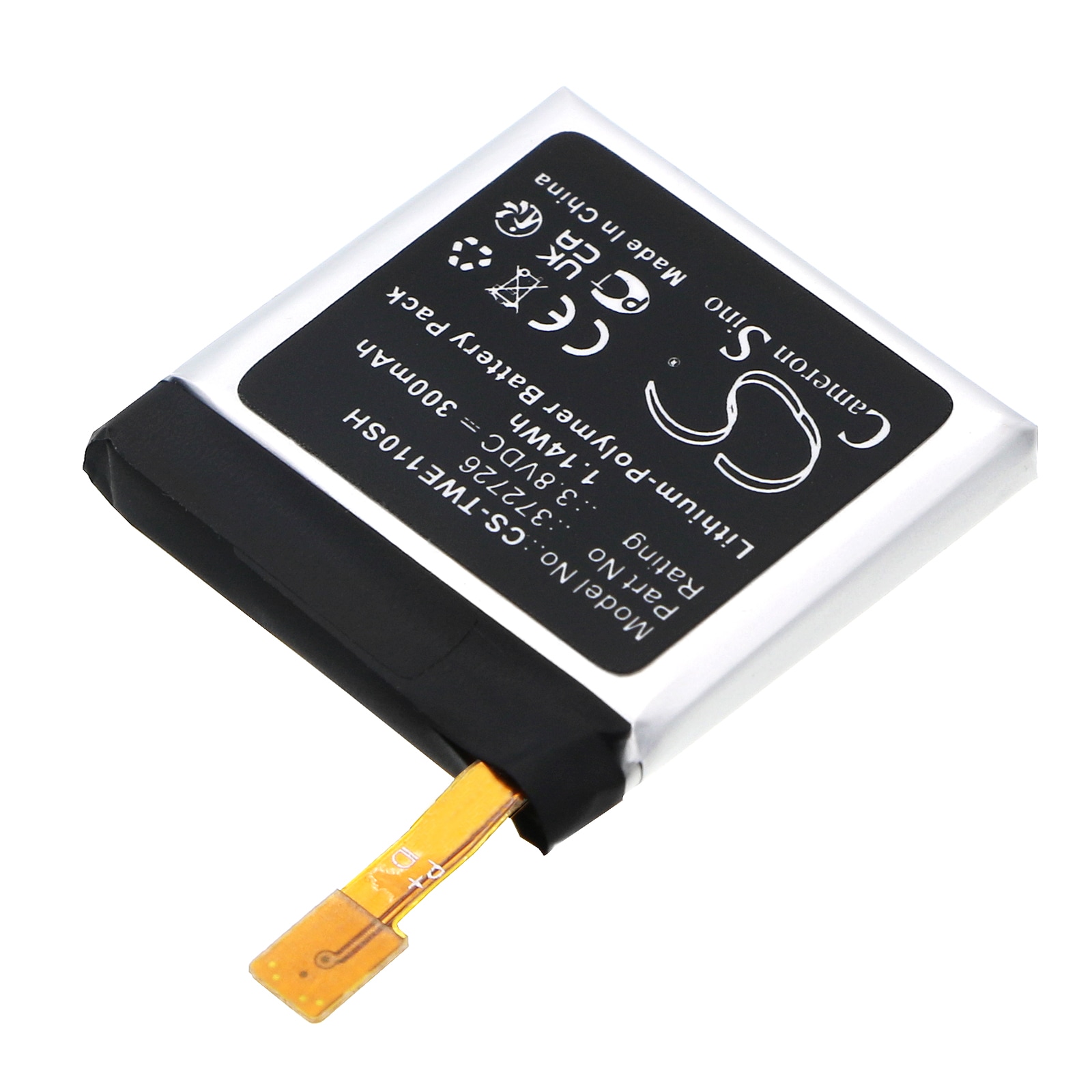 Batteri till Smart klocka för Ticwatch WE11098, 1 46mm