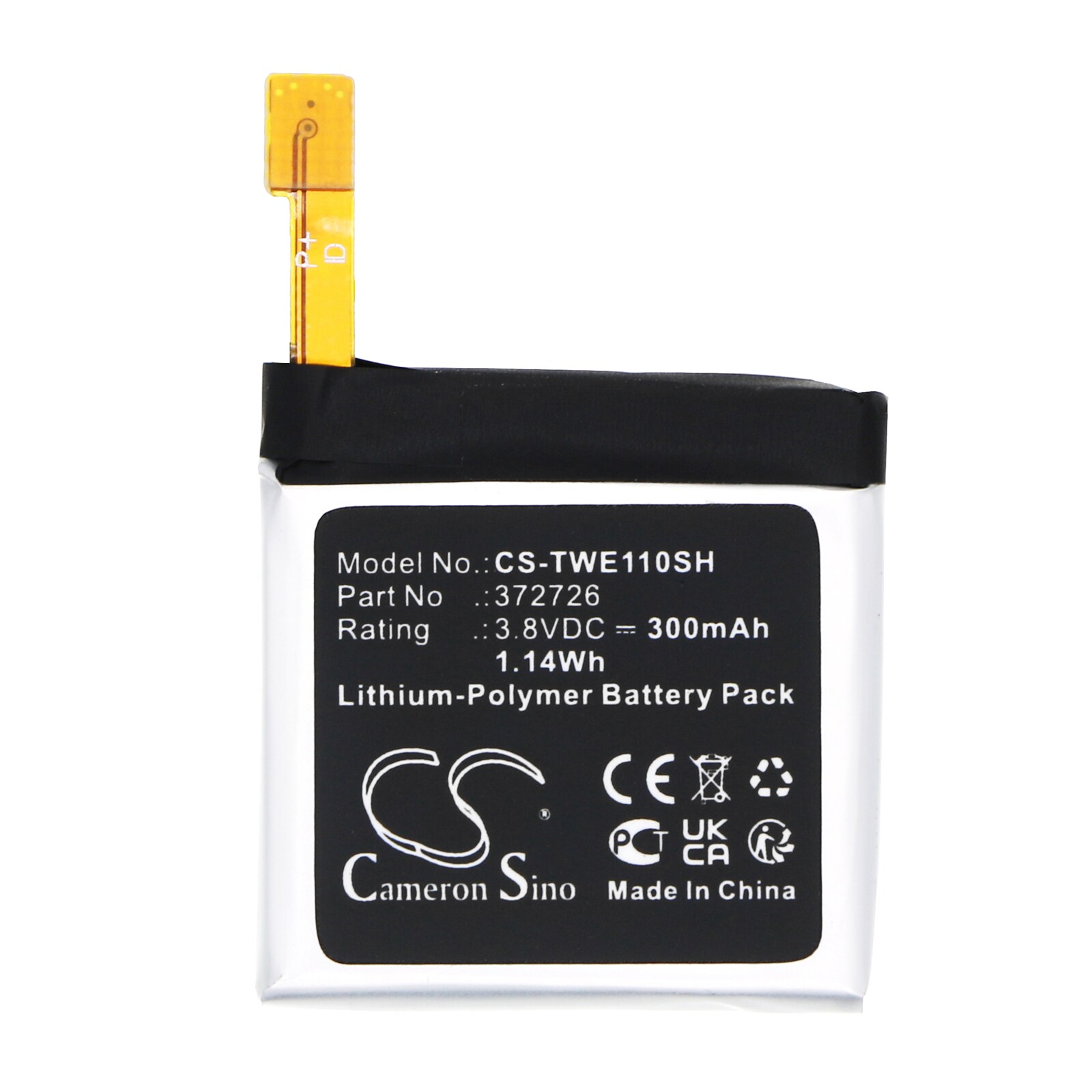 Batteri till Smart klocka för Ticwatch WE11098, 1 46mm