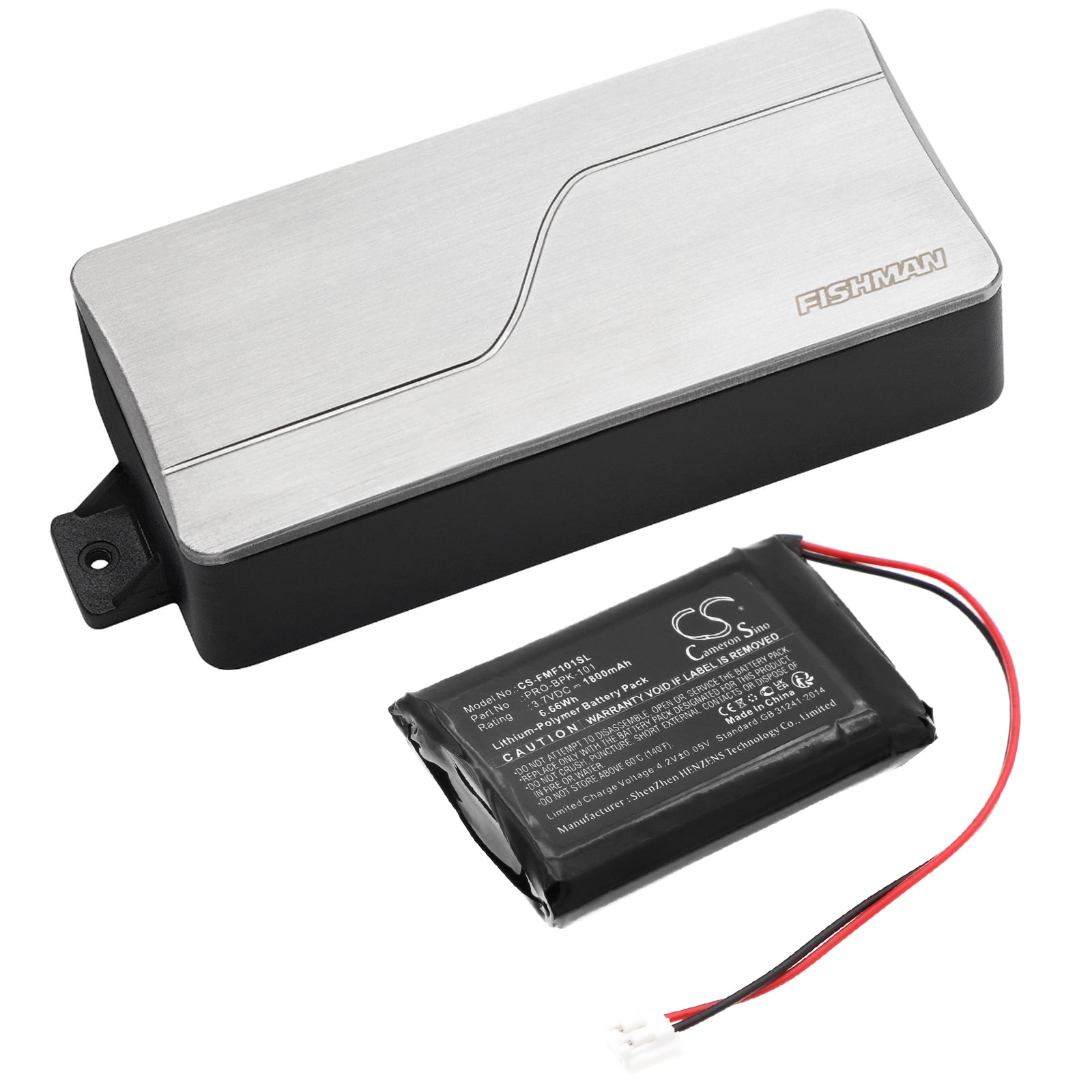 Batteri till Elektronisk tuner för Fishman fender Acoustasonic, Fluence