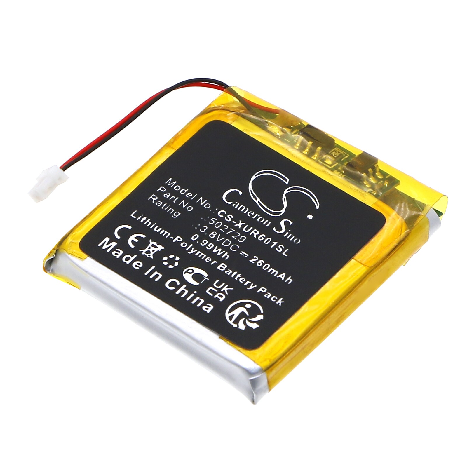 Batteri till Sändare & Mottagare för Xvive U6 Wireless Microphone Transmitter